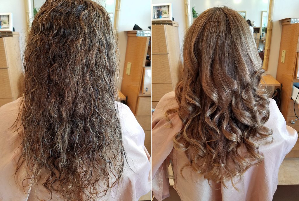 Before and after using Ora K